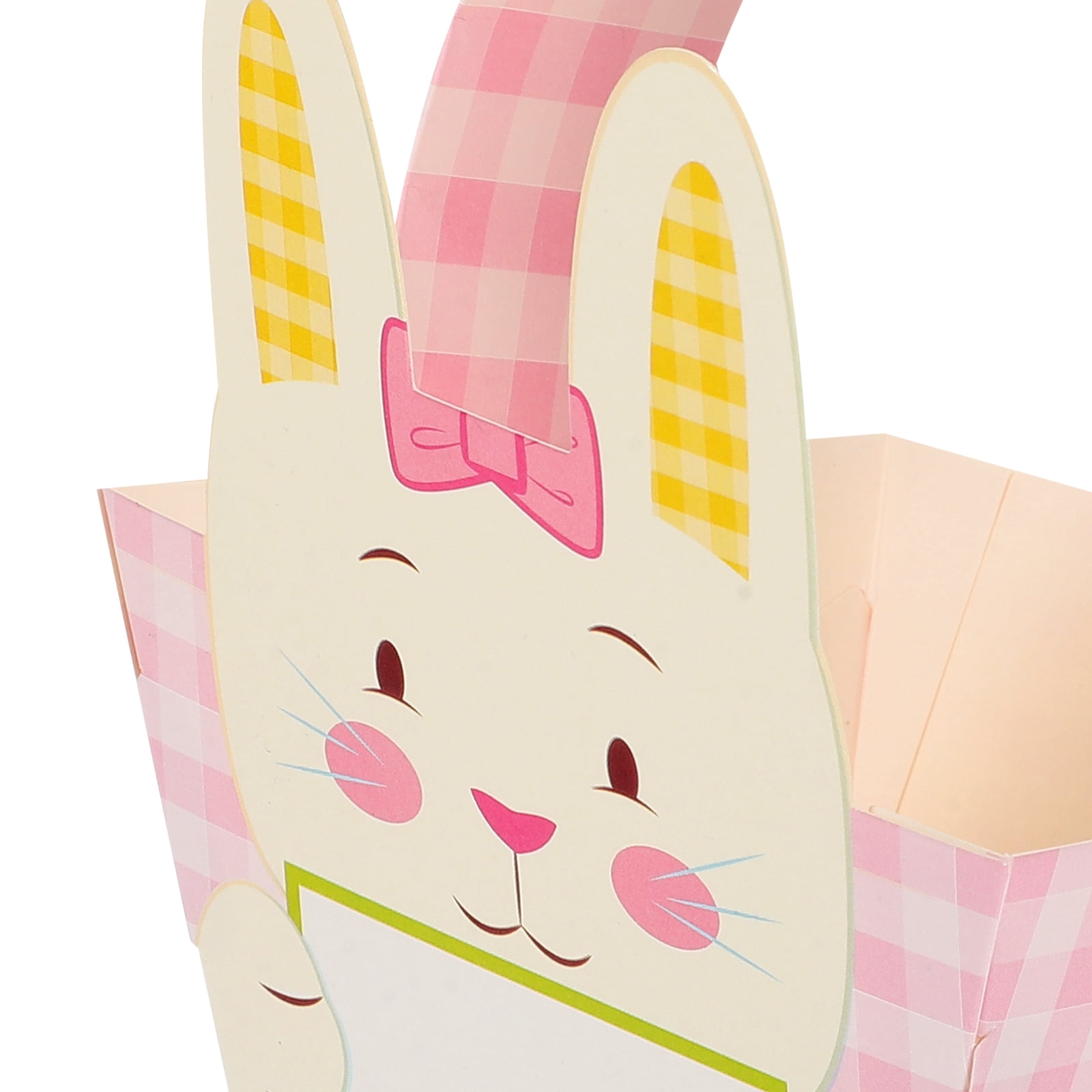 15 Pcs Handheld Paper Basket Easter Wicker Storage Cake Decorations