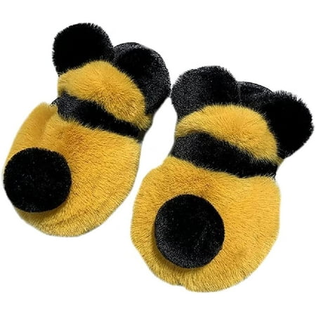 

CoCopeaunt Winter women s adult plush slippers home warm slippers indoor non-slip cotton slippers