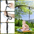 thumbnail image 5 of 40-inch Saucer Swing Outdoor Tree Swing for Kids - Strong Sturdy Tree Round Swings for Backyard Playground Fun - Kids Gift for Birthday, Holidays - Multi-Color, 5 of 10