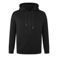 thumbnail image 5 of NIEWTR Hoodies for Men Full Zip Up Sweatshirt Thick Fleece Jackets Winter Warm Casual Hoodies Coats (3XL,Z01-Black), 5 of 5