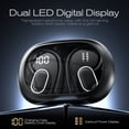 thumbnail image 5 of Wireless Noise Cancelling Earbuds Bluetooth for iphone Android, Over Ear Buds with ENC Mics, Deep Bass 40Hrs Playtime IPX7 Waterproof Headphones for Sport, Black, 5 of 7
