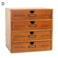thumbnail image 4 of Retro Multi-layer Wooden Desktop Drawer Storage Box Cabinet Organizer Supplies, 4 of 5