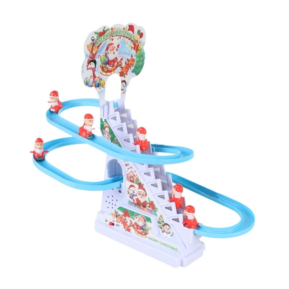 Xuanheng Ensemble de Père Noël Jouet de Glissade d'Escaliers pour Garçons Filles Cadeaux d'Anniversaire 6 Pères Noël