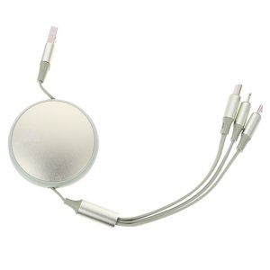 UPGRATOR Type C Fast Charging Cable Charging Cable Retractable Light Green for 1Pack