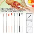 thumbnail image 2 of Mini Silicone Telescopic Spatula,Heat Resistant Spatulas,Handle Size Adjustable Spatula and Scooping Spoon with Hanging Buckle for Jar, Kitchen Bottles, Cosmetics, 2 of 7