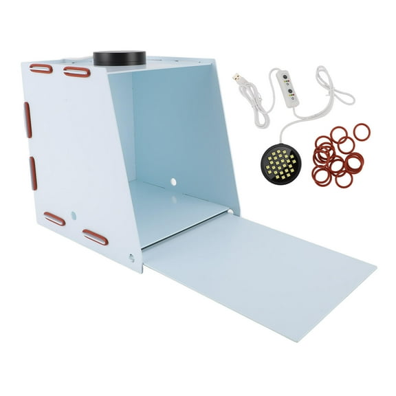 LAZIOEGR Premium UV Resin Curing Light Box – 9.5" x 9.8" Reflective Chamber, Quick‑Dry, Dust‑Proof, Ideal for 3D Printing & Resin Art