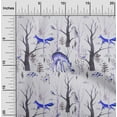 thumbnail image 2 of oneOone Cotton Poplin Medium Blue Fabric Deer Fabric For Sewing Printed Craft Fabric By The Yard 56 Inch Wide, 2 of 6