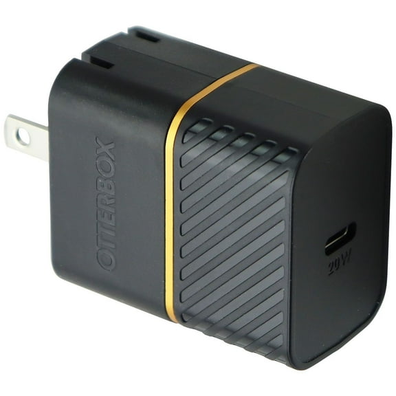 OtterBox (20W) USB-C Fast Charge Wall Adapter Travel Charger - Black