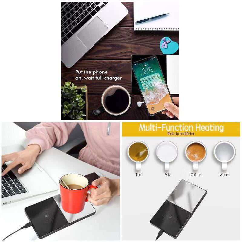 2 in 1 Water Heating Cup and Wireless Charger, It's a Wireless Charger and  Also a Cup Warmer. - China Wireless Charger and Warmer Mug price
