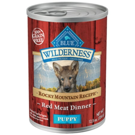 Blue Buffalo Wilderness BB11087 Grain-Free Rocky Mountain Recipe Red
