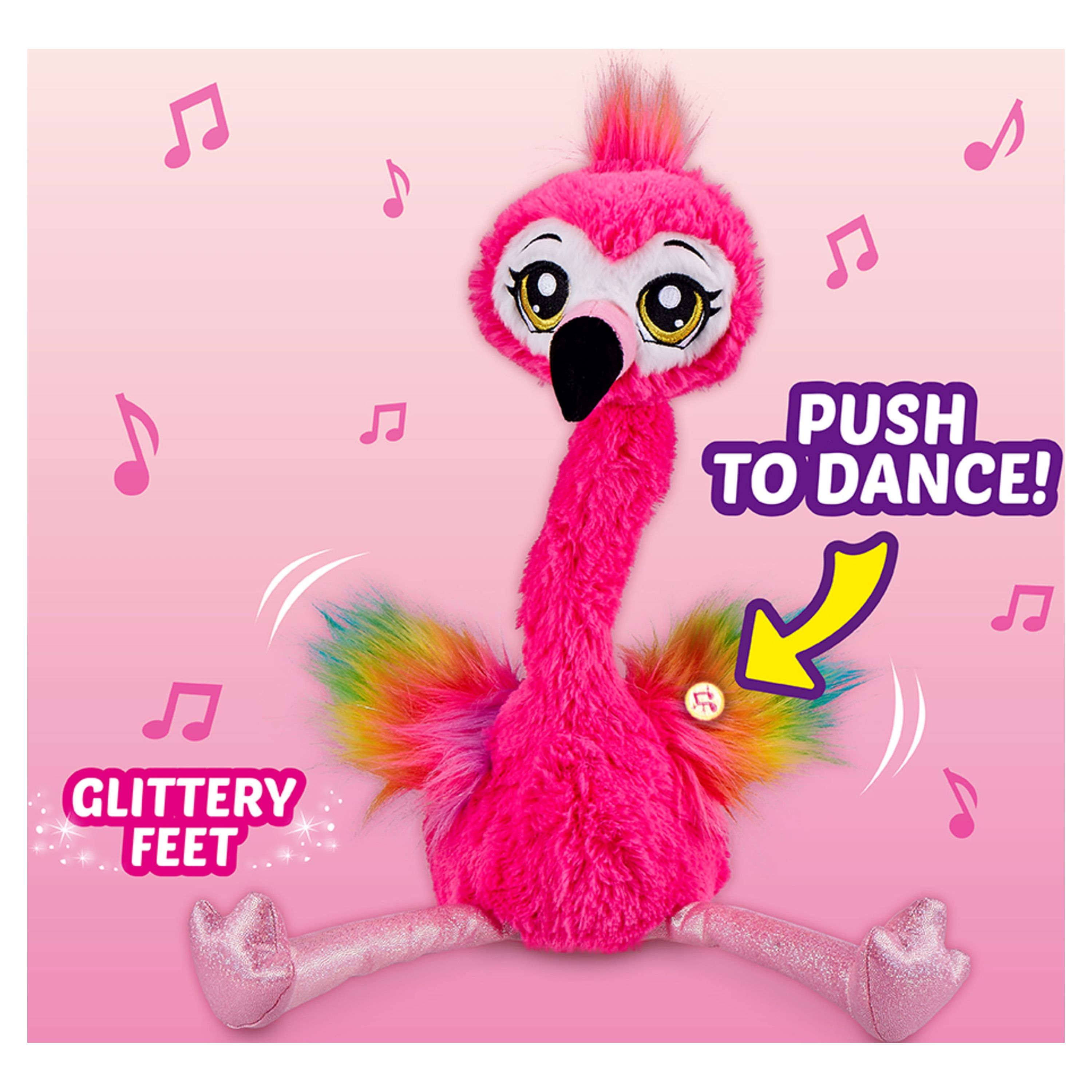 Pets Alive Frankie the Funky Flamingo Battery-Powered dancing Robotic Toy by ZURU - image 4 of 10