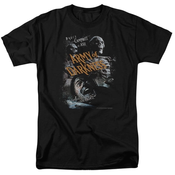Army Of Darkness Covered Adult 18/1 T-Shirt Black
