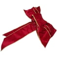 thumbnail image 4 of 1Pc Christmas Flannelette Bow Blue Green Red Burgundy Flannelette 27 * 60 Cm Big Bows For Shopwindow Wedding Party Decorations, 4 of 9
