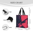 thumbnail image 3 of Easygdp Rock Skull Guitarist Bolsa Tote para Mujer, Bolso de Hombro para Trabajo, Playa, Viajes, Compras y Supermercado, 3 of 7