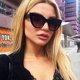 thumbnail image 2 of Vintage Cat Eye Sunglasses Woman Retro Brand Cateye Shades Sunglasses Gradient Mirror Plastic Frame, 2 of 5