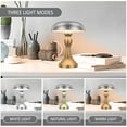 thumbnail image 4 of MesaSe Lampe de Champignon 3 Couleurs 3 Modes Tactiles Gradation Gradation Veilleuses Portable 1800mAh USB Lampe Rechargeable, 4 of 8