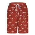 thumbnail image 5 of VBTAPA Mens Hawaii Swim Trunks Drawstring Board Shorts Quick Dry Bathing Suit Big & Tall Beach Swimsuits Today's Sales Red M, 5 of 7