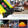 thumbnail image 2 of Inversor de coche de 12 V a 220 V/110 V, inversor de corriente Digital de 4000 W, carga rápida USB Dual Ehuebsd Accesorios para autos y motos, 2 of 7