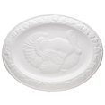 thumbnail image 1 of Plateau de Dinde Ovale Vanille Classique 17.75 x 13.75 Po, Blanc, 1 of 1