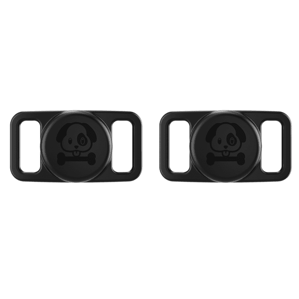 Para Apple Airtag Funda Silicona Soporte Collar Perro Impermeable ()