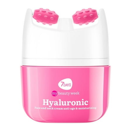 7DAYS Korean Skin Care Daily Moisturizer with Hyaluronic Acid and Face Roller