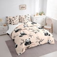 thumbnail image 3 of Castle Fairy Kids Animal Panda Bedding Comforter Set,Tree Leaves Branches Full Bedding Set, 3 of 8