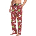 thumbnail image 4 of Hotbar Santa Claus Pajama Pants for Men Lounge Pants Lightweight Men Pajama Bottoms with Drawstring Pockets, 4 of 6