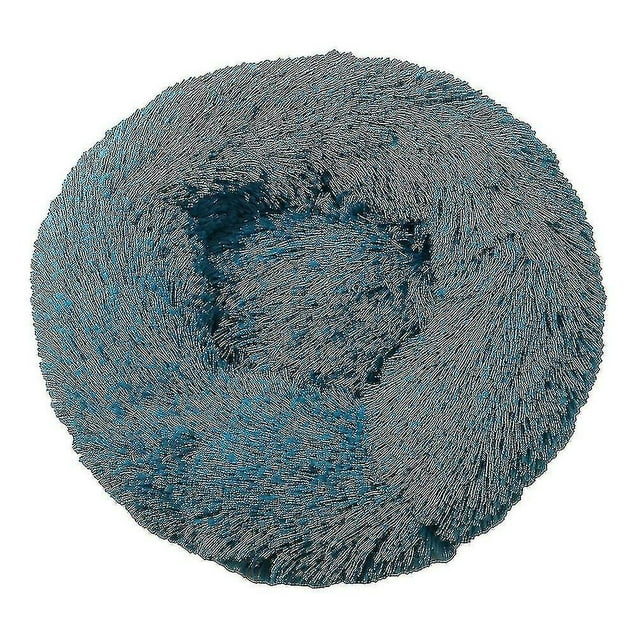 Washable Calming Comfy Donut Style Plush Pet Cat Or Dog Bed