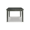 thumbnail image 3 of Benjara Elin 60-78 Inch Extendable Modern Dining Table, Sturdy Distressed Gray Wood, 3 of 5
