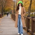 thumbnail image 6 of Lumtrix Fuzzy Winter Bucket Hats for Women, Men Warm Faux Fur Cap Plush Cute Trendy Y2K Solid Color Hat Green One Size, 6 of 6