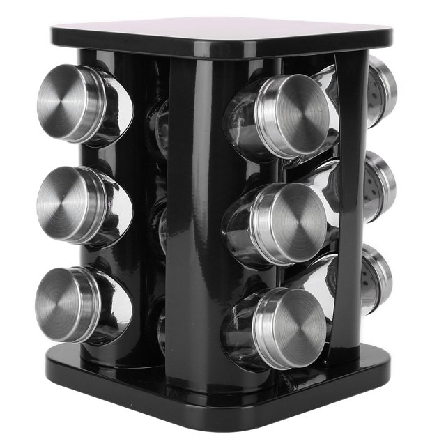 Rotating Spice Seasoning Bottle Rack,Revolving Spice Rack Stainless Revolving Spice Rack Rotating Spice Rack Tower Precision Engineered