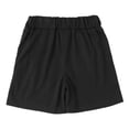 thumbnail image 5 of REDARER Boys Black Solid Sleeveless Hooded Tee & Shorts 2-Piece Casual Summer Outfit,3-4 Years, 5 of 7