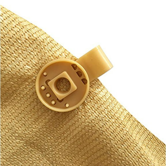 Shatex Wheat Round-Shape 24pack Shade Fabric Clips