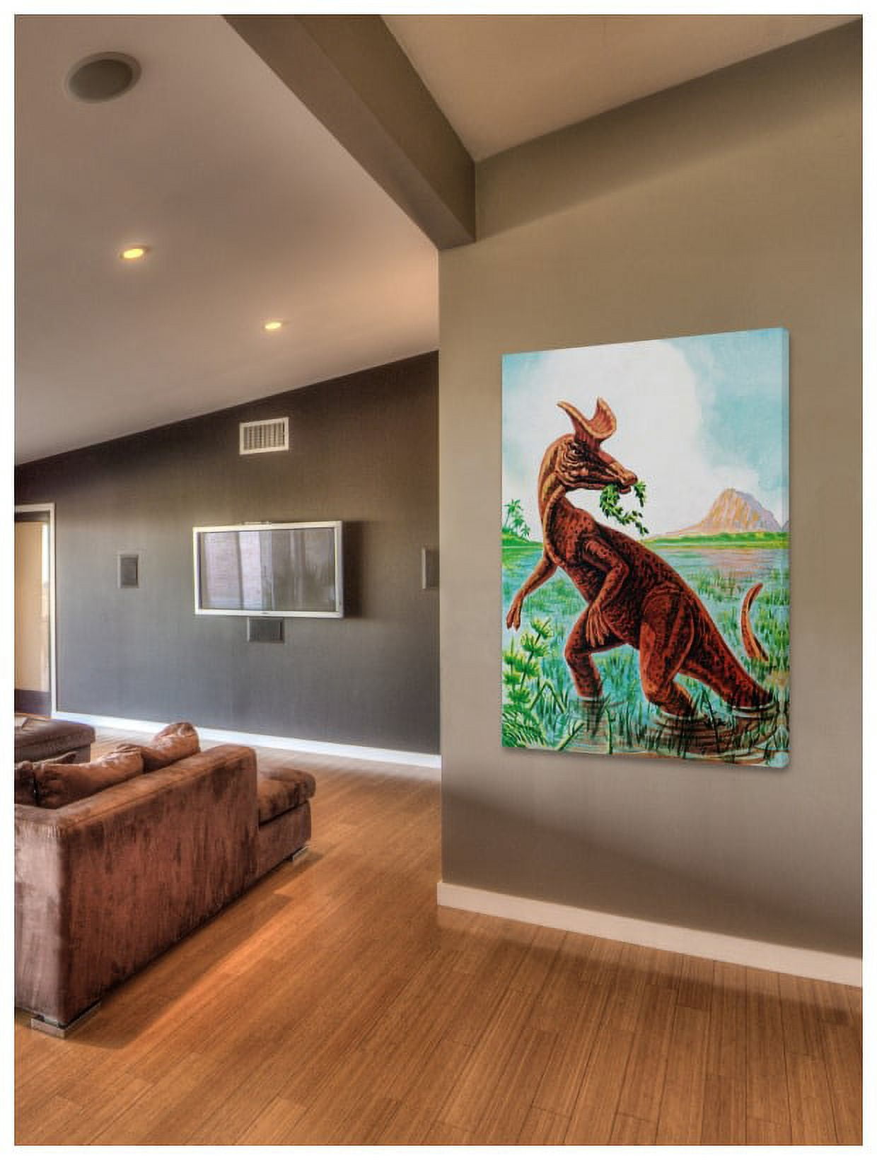 Marmont Hill "Lambeosaurus" by Curtis Painting Print on Canvas