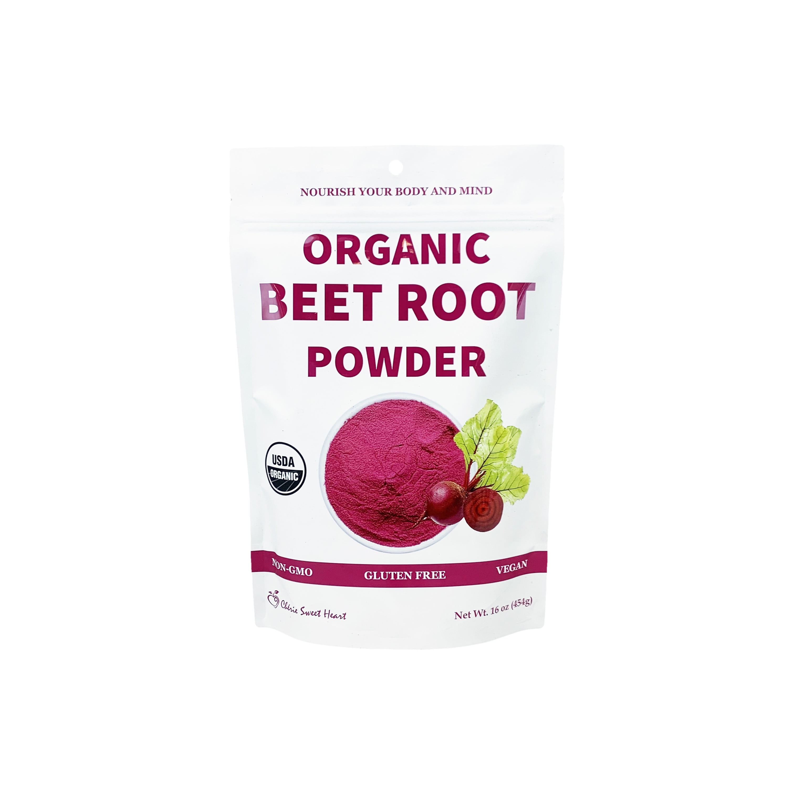 Cherie Sweet Heart Certified Organic Beet Root Powder 16 oz