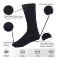 thumbnail image 4 of MANARC Men Women Cotton Dress Socks Soft Comfortable Durable Breathable 3 Pack Navy Blue., 4 of 5