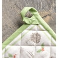 thumbnail image 3 of Maison d' Hermine Christmas Dew 100% Cotton Set of 2 Pot Holders with Loop Heat Resistant for BBQ Cooking Baking Grilling Microwave Barbecue (8 Inch by 8 Inch), 3 of 3