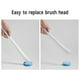 thumbnail image 3 of Disposable Toilet Cleaner Brush Bathroom Disposable Toilet Brush 3 Layers 16pcs Sponge Head for Household, 3 of 8