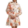 thumbnail image 1 of Minivestido BELLA BARNETT con estampado blanco para mujer, 1 of 5