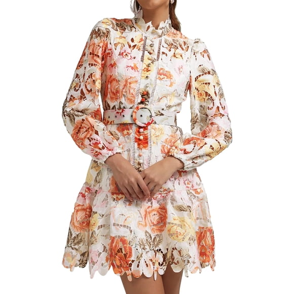 Minivestido BELLA BARNETT con estampado blanco para mujer