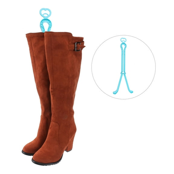 KONTONTY Lightweight PP Plastic Boot Shaper Stand for Folding Shoe Storage and Support