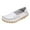 White, variant on Women's Loafers Comfort Slip-Ons Flat Work Shoes Casual Moccasins Penny Loafers Lady Dress Shoes