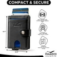 thumbnail image 2 of Claasico Men Slim Bifold Wallet & Credit Card Case | Compact Card Holder w/Pop Up Button & ID Slot, 2 of 6