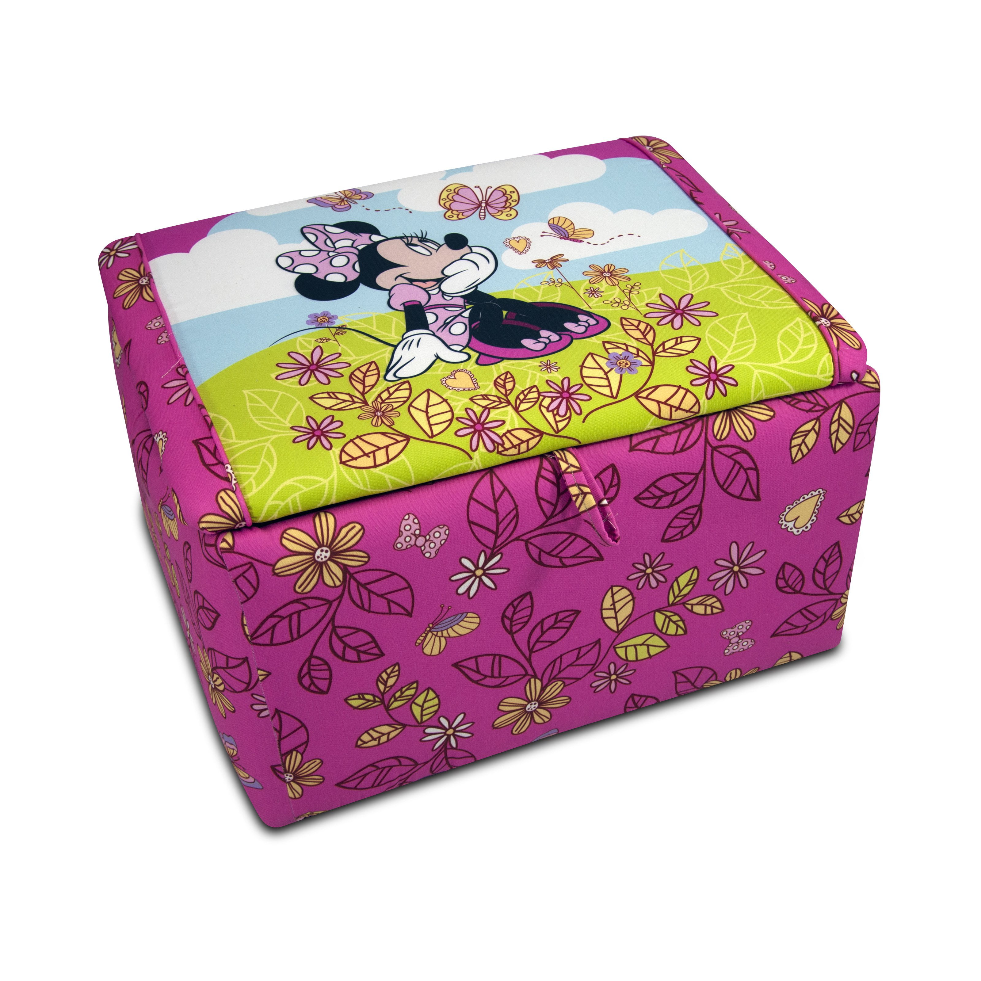 Disney Minnie Mouse Cuddly Cuties Upholstered Storage Box - Walmart.com