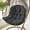 Black, variant on Nvzi Swing, single sofa cushion, household hanging chair cushion, indoor and outdoor cradle chair cushion 31 * 38 * 7.08 inches, green, 1 piece