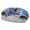 blue M, variant on FashionCha 2 in 1 Cat Tunnel Bed Play Center Comfortable Hideout Interactive Toy Cat Tunnel brown L