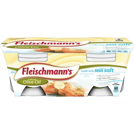 Fleischmann’s Soft Spread Made With Olive Oil and Sea Salt, 12.3 OZ (Pack of 2)