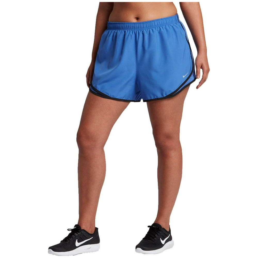 nike women's dry tempo plus size shorts