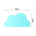 thumbnail image 3 of Siliconetable Placemats Food Grade Mats For Kids Baby Toldder Eating Table Mat Lightweight Portable, 3 of 5