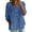 504_Blue, variant on Women's Long Sleeve T-shirt Women'S Print T Shirt Half Sleeved Round Neck Shirt 3/4 Sleeved T Shirt Loose Large Size T Shirt, Women's Long sleeve T-shirt M